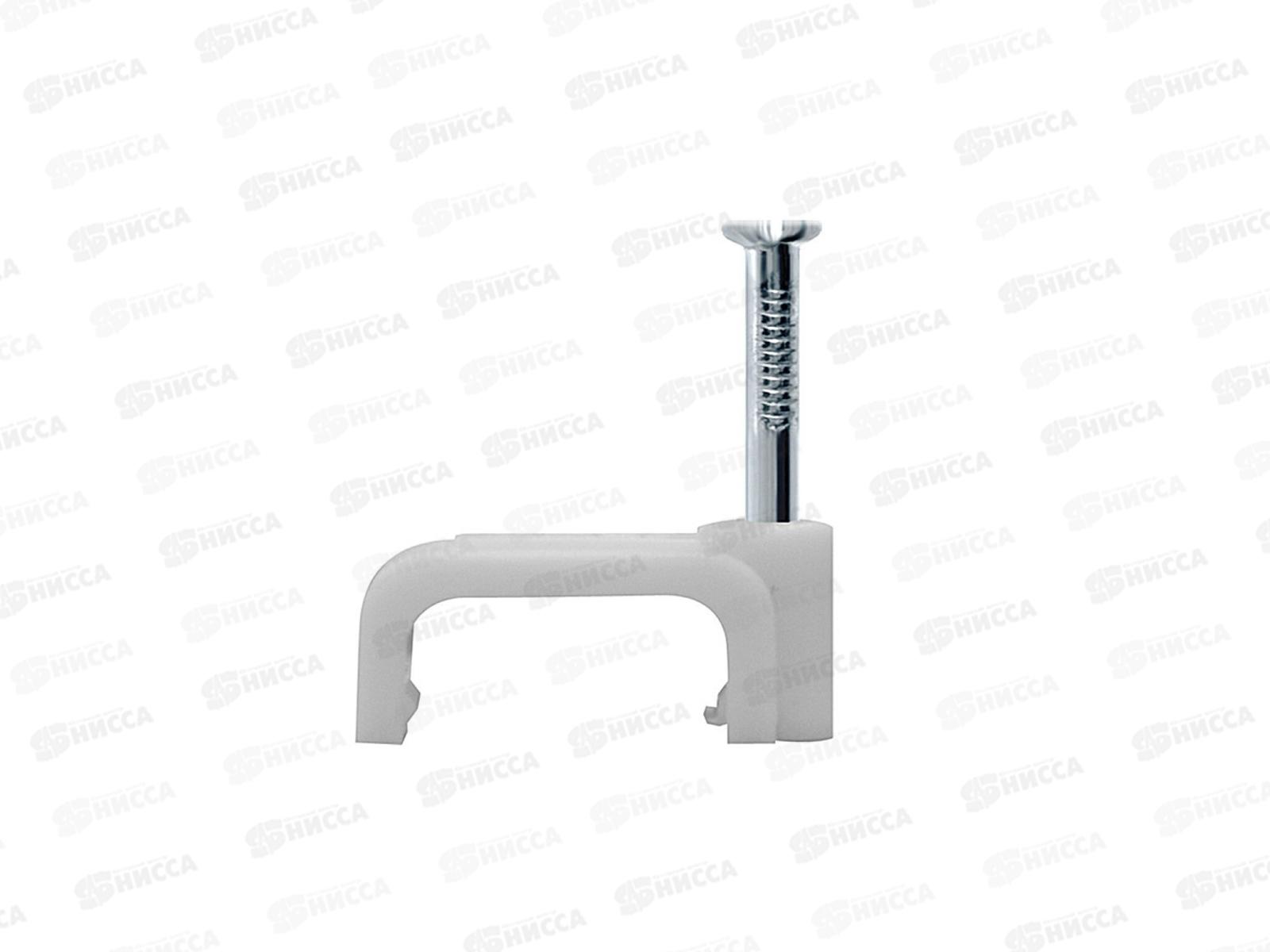 Скоба плоская  4 для крепления кабеля  ш