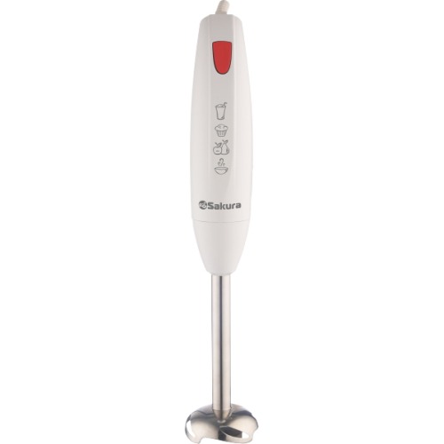 Блендер SA-6224WR 300Вт погруж сталь насад