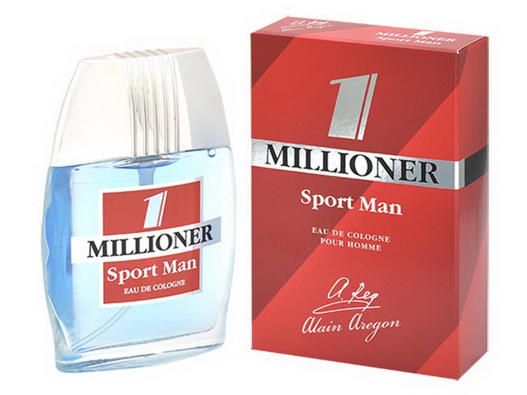 AAM 60мл 1 Millioner Sport Man, одеколон (мужской.) *18 М