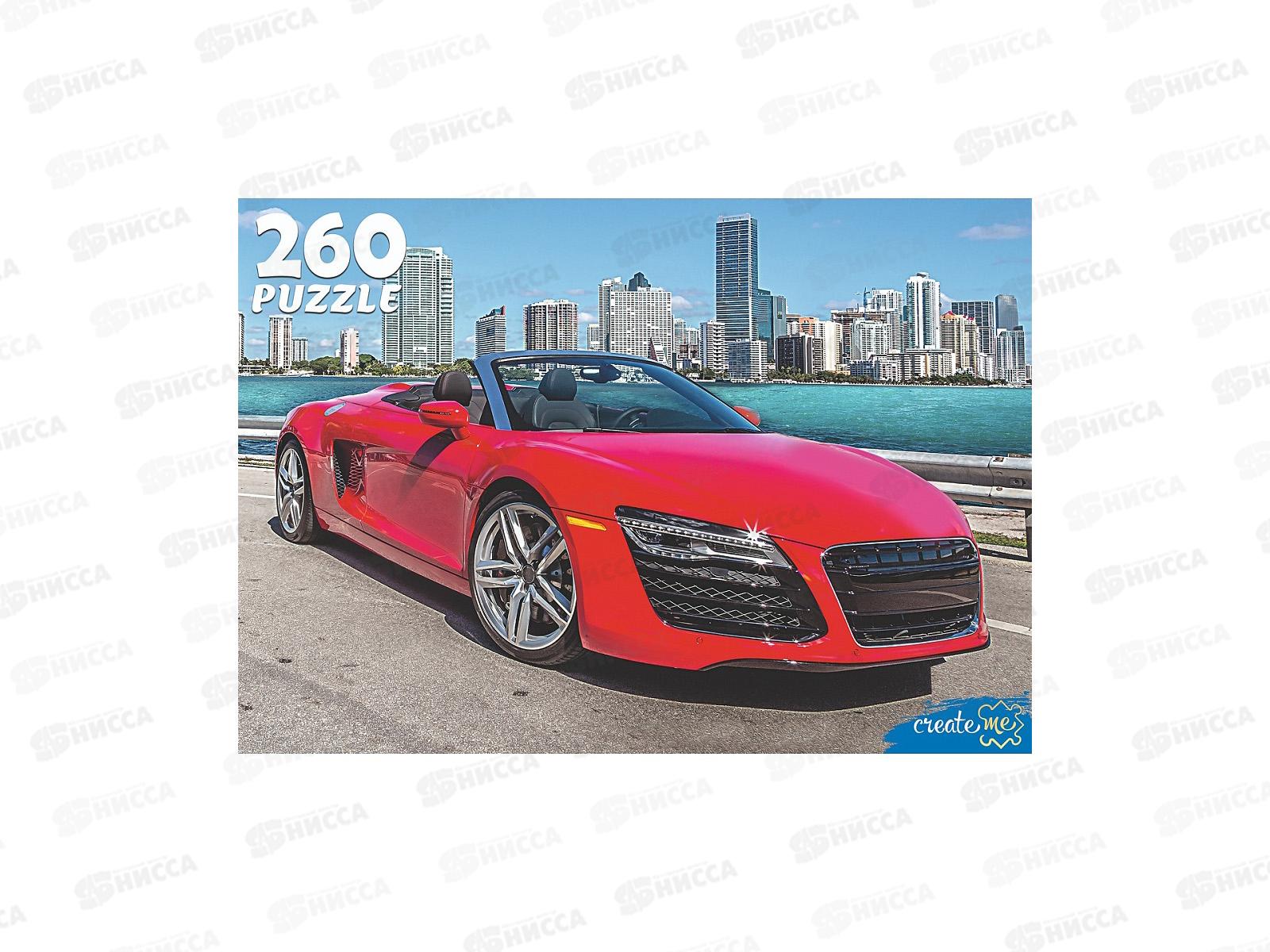 ПАЗЛ 260элементов Красный автомобиль, П260-0562 *24