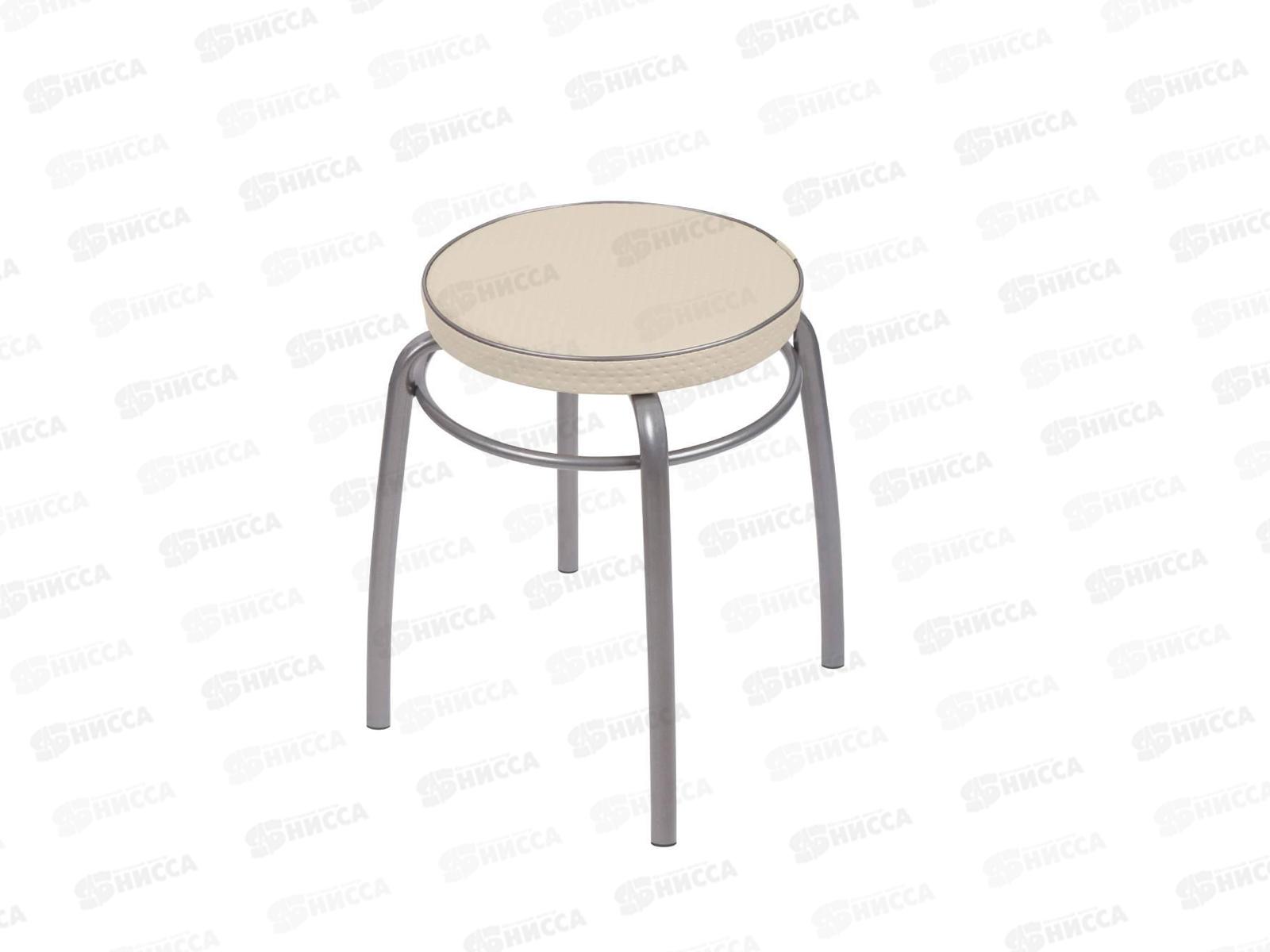 Табурет &quotЭлит 1&quot с обивкой на 4-х опорах, круглое сидение ТЭЛ1 *5