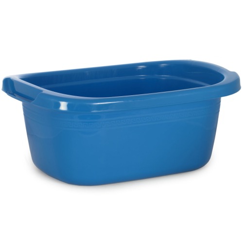 Таз  27л пластмассовый овальный синий ИНТ *10