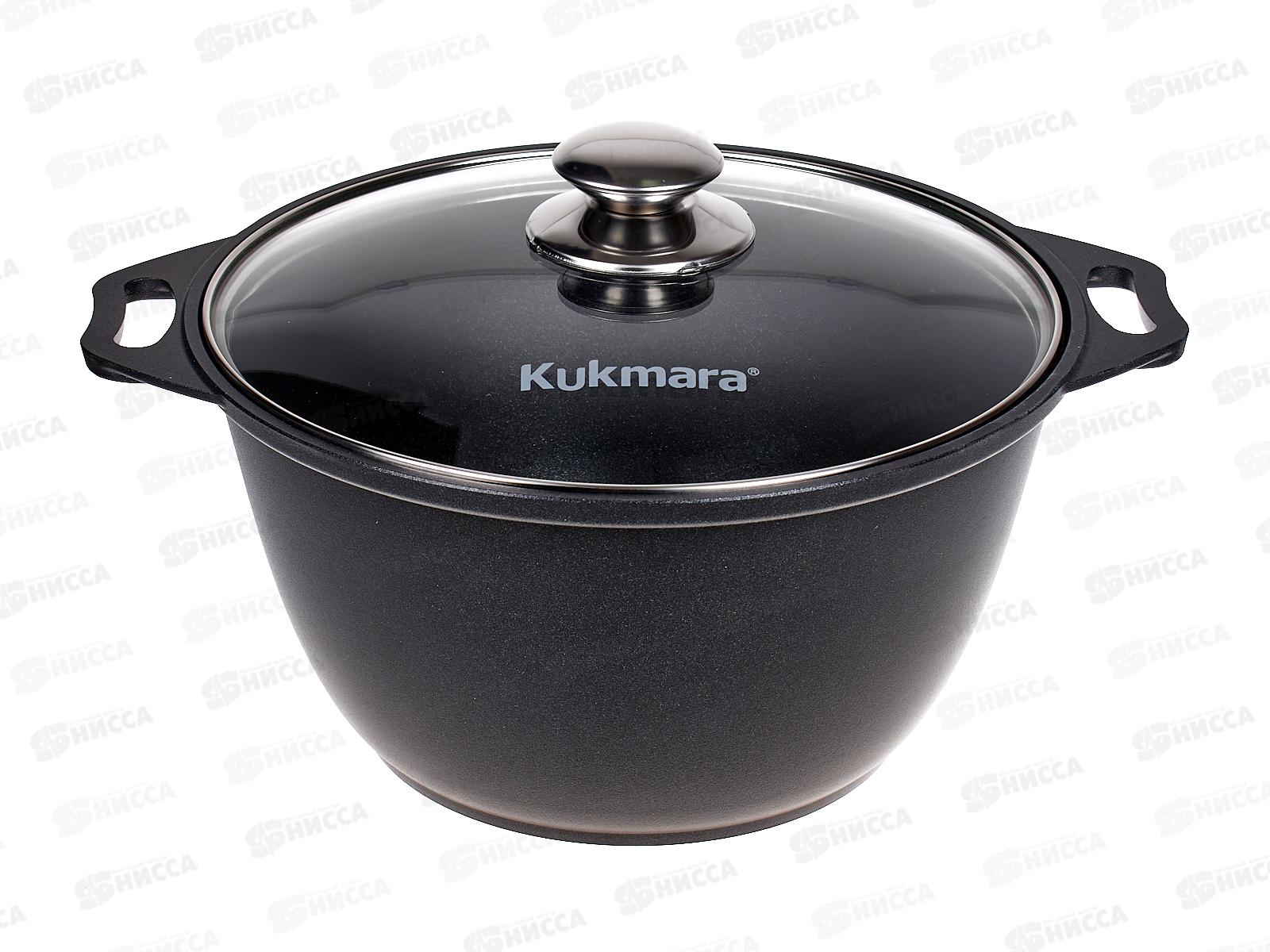 Кастрюля 4,0л стеклянной крышкой антипригарное покрытие к41а *3