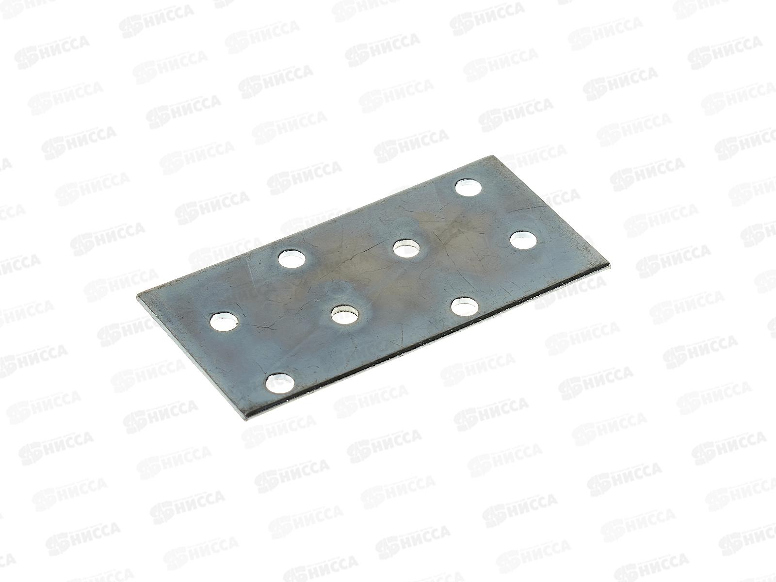 Пластина крепёжная 40*80*2.0 цинк *150