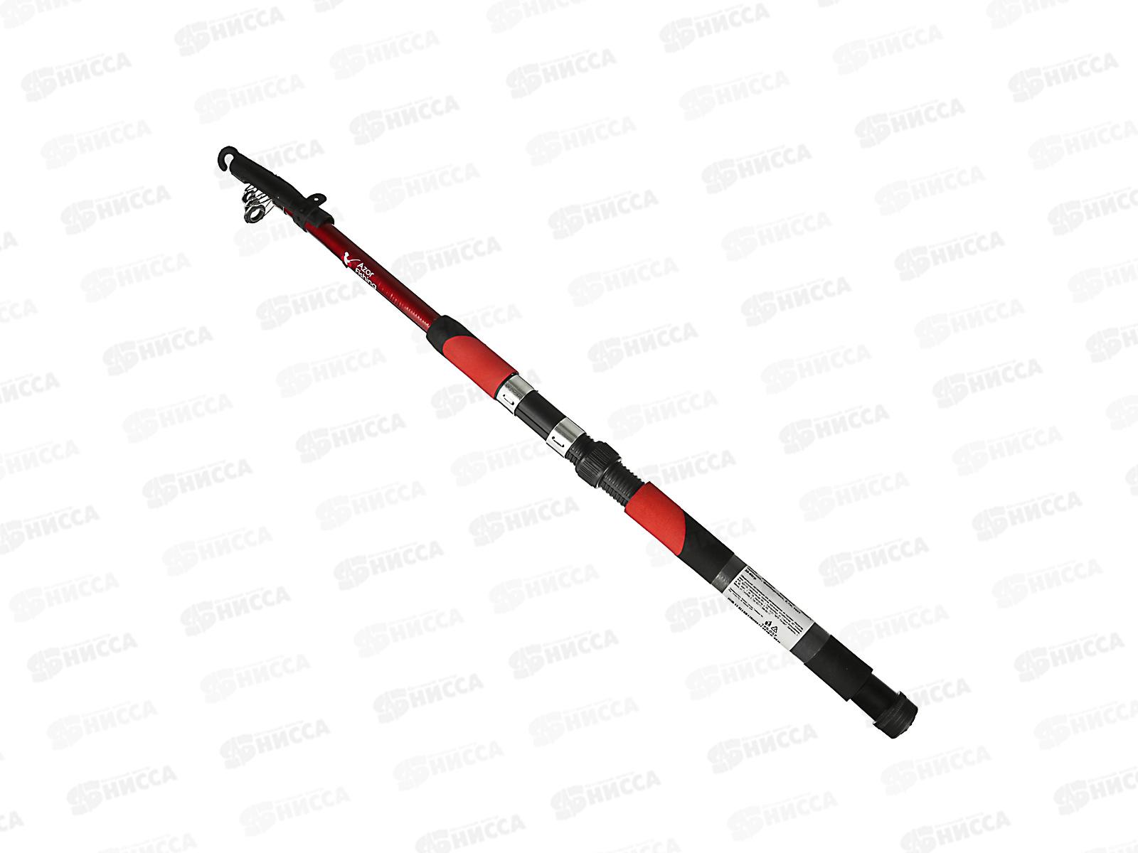 Спининг AZOR файбергласс телескопический, 30-60гр. 2,1м 3цвета 149-057 г