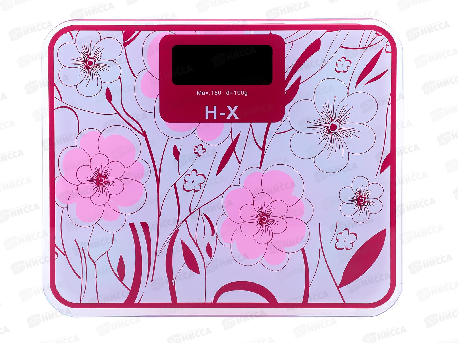 Весы напольные, стеклянные, квадратные 28х19см, вес до: 180кг., AL-2091 *20