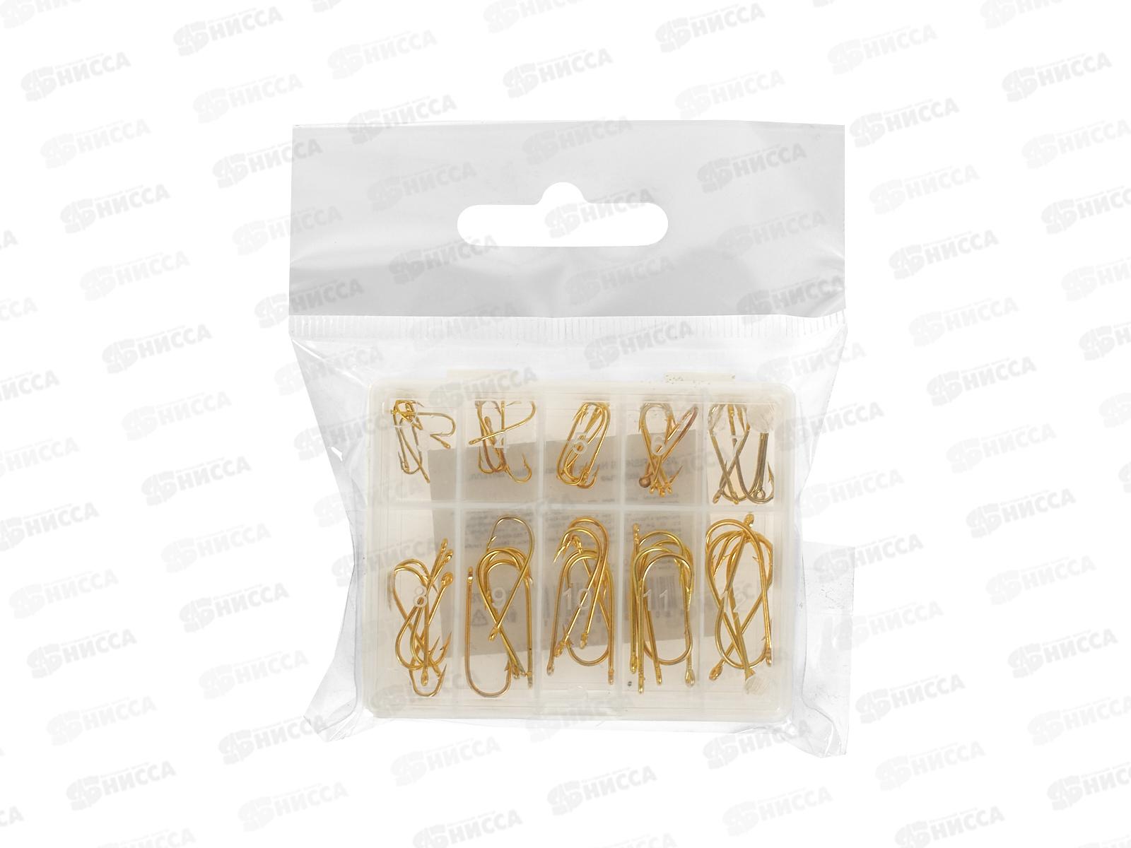 Набор крючков 50шт AZOR мет,  черные  338-178   г