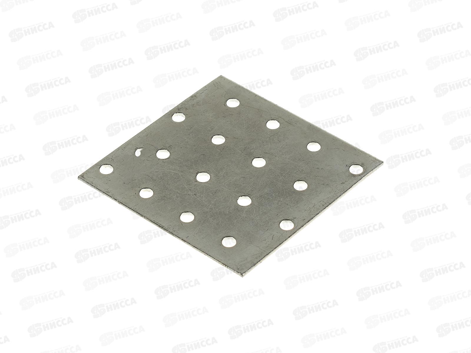 Пластина крепёжная 80*80*2.0 цинк *100