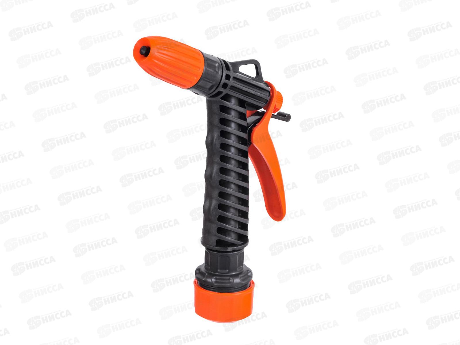 Пистолет поливочный ЖУК с фиксатором 3/4 с цанговым зажимом      *50