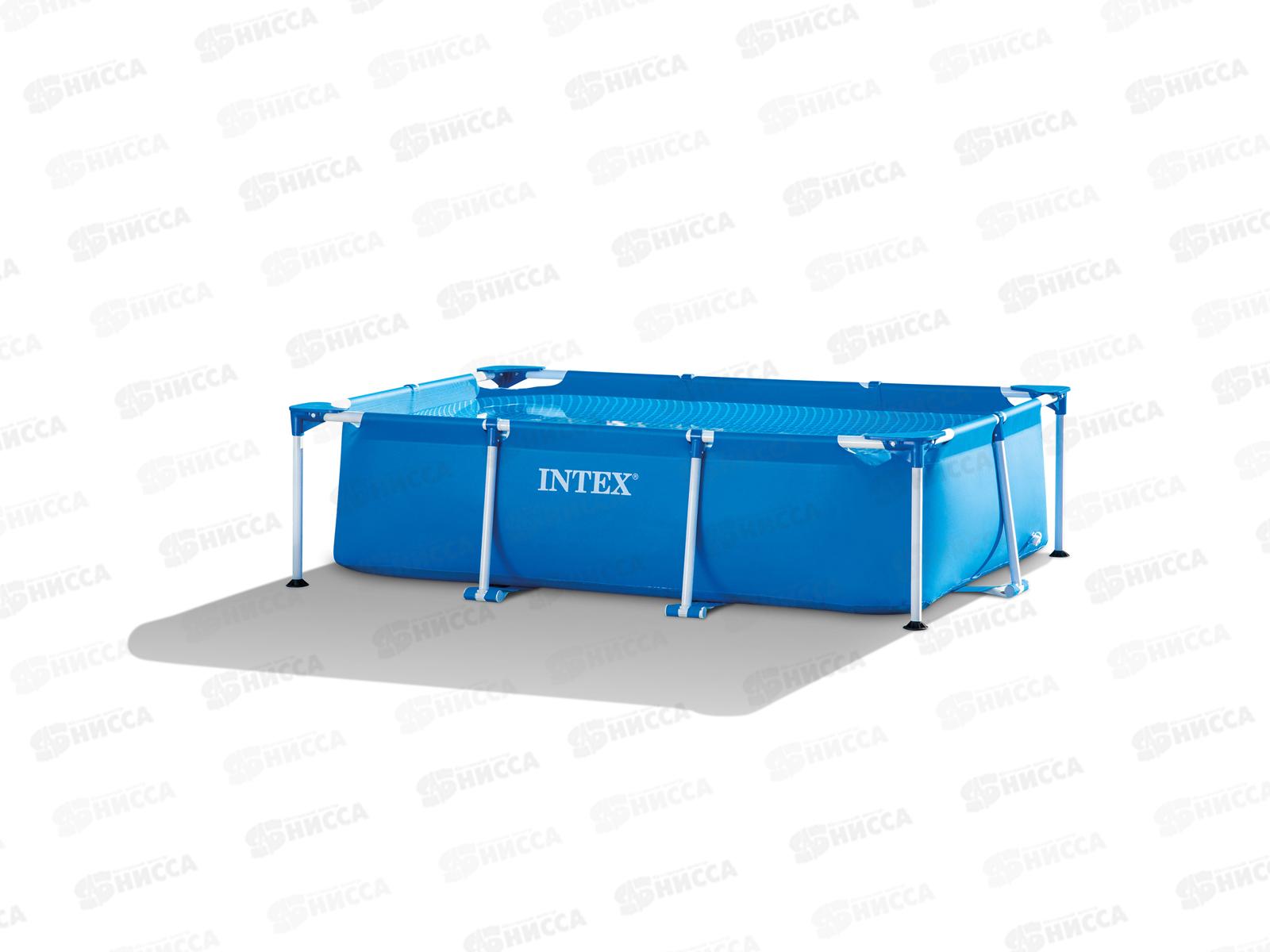 Бассейн 28270 (220*150*60см) каркасный прямоугольный 1662л INTEX