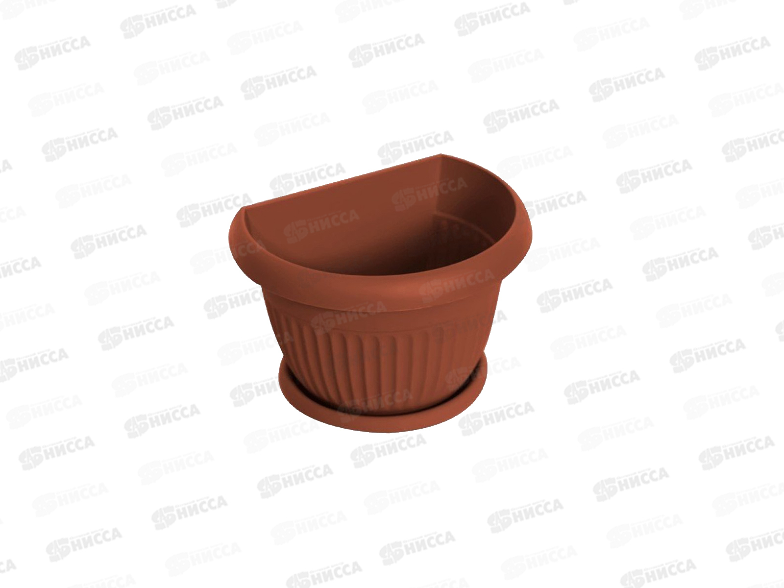 Кашпо настенное Ливия Д180мм Терракотовый  М3110 *28