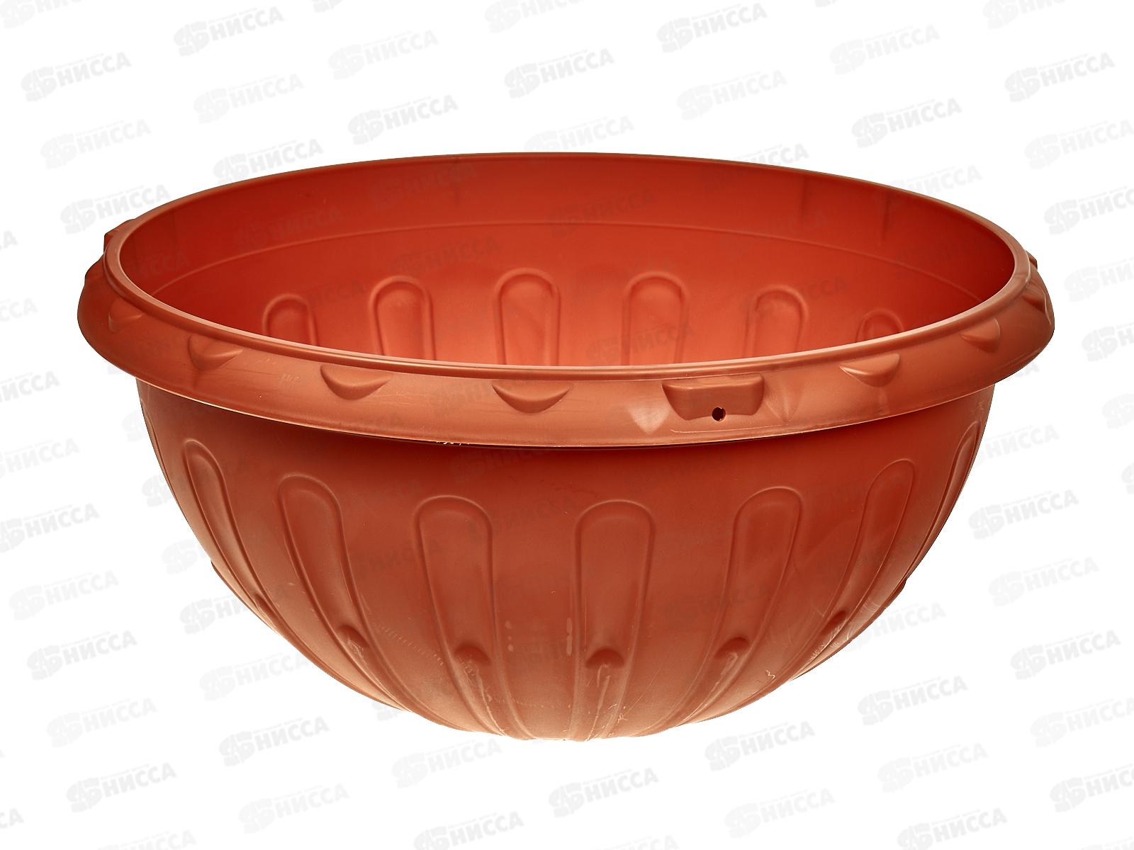 Горшок-Кашпо Джулия 8,0л подвесной (коричневый ) *17 М1609