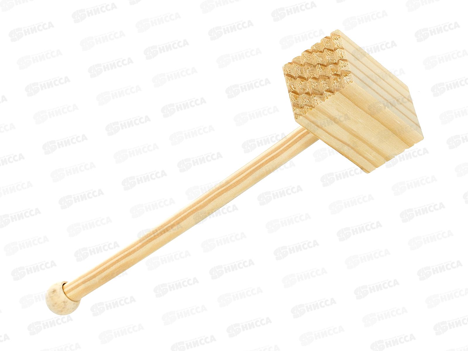 Молоток для отбивания мяса дерево (031757)  Ж