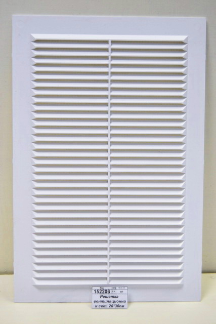 Решетка вентиляционная сетка 200*300мм   *150