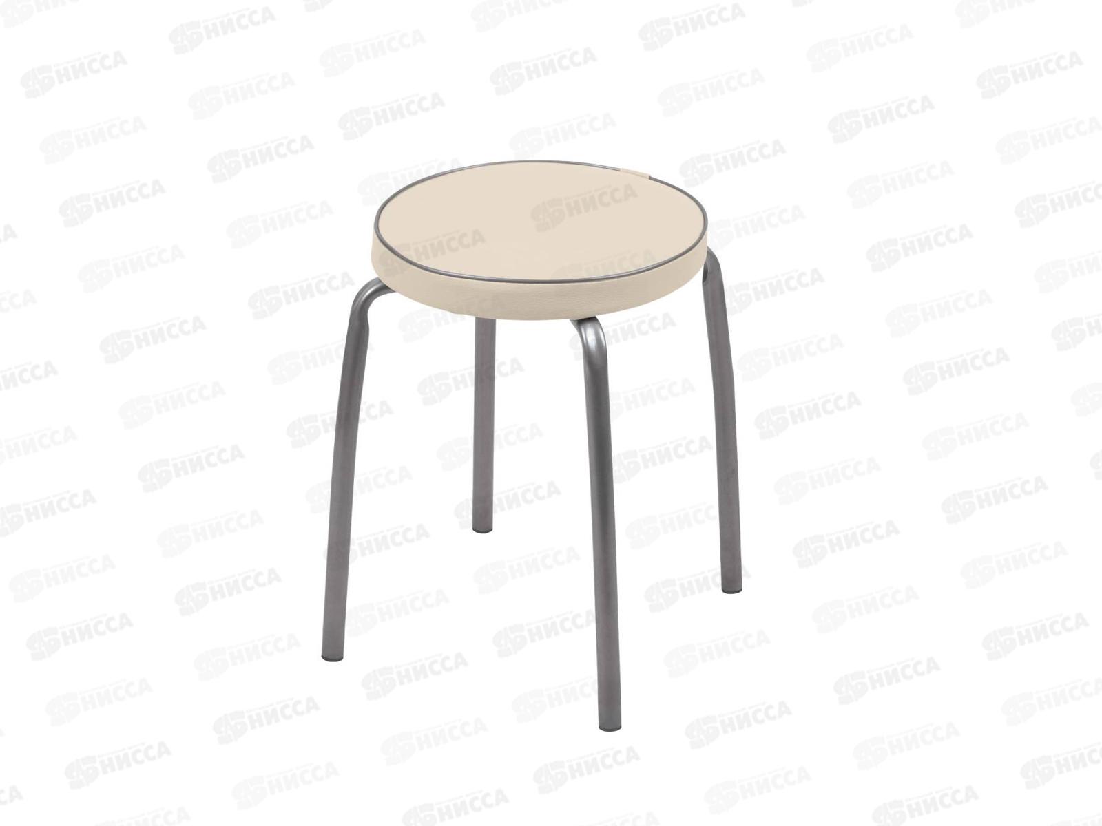 Табурет &quotФаворит 2&quot Фабрик без ободка, на 4-х опорах, круглое сидение ТФ02 *10