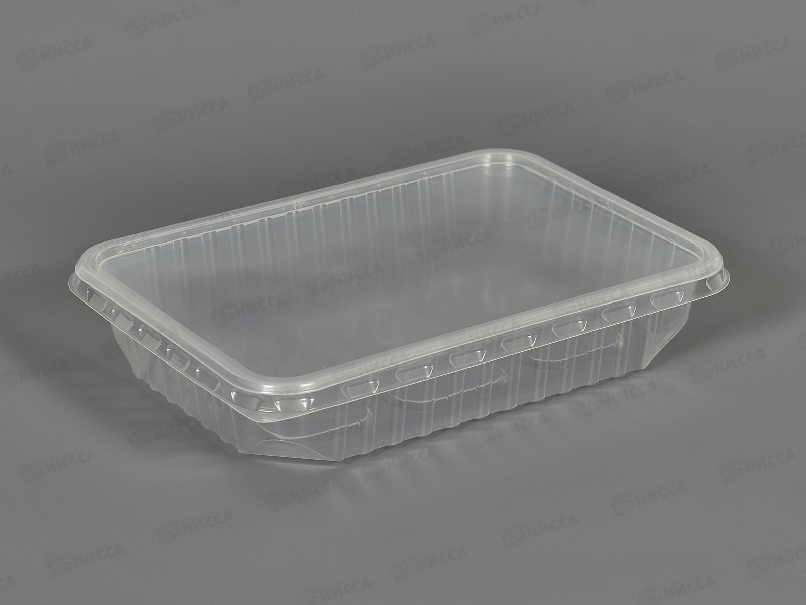 Контейнер UP 500 мл прямоугольный низкий 186*132*35мм*100/500