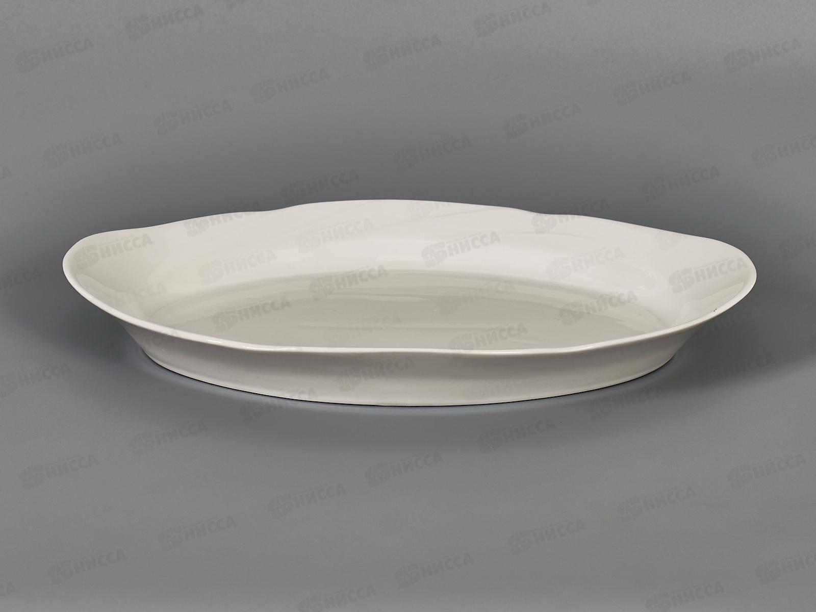 Блюдо овальное 330мм фарфор Голубка белье 0С0544 *5