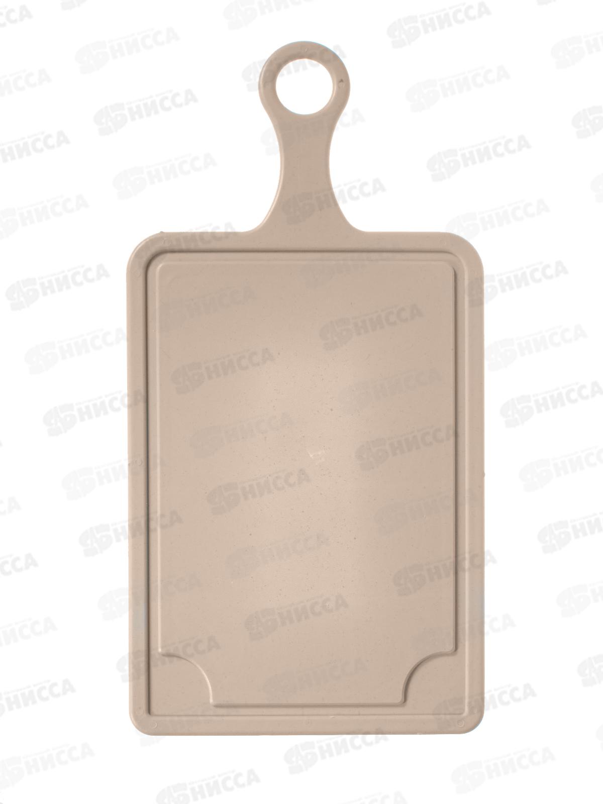 Доска разделочная  большая  с ручкой ваниль МП *40