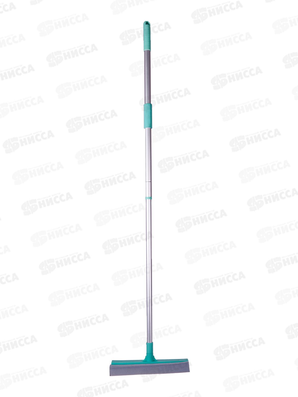 Окномойка &quotУмничка&quot 25см с телескопической ручкой 120см изумруд *50 WR014