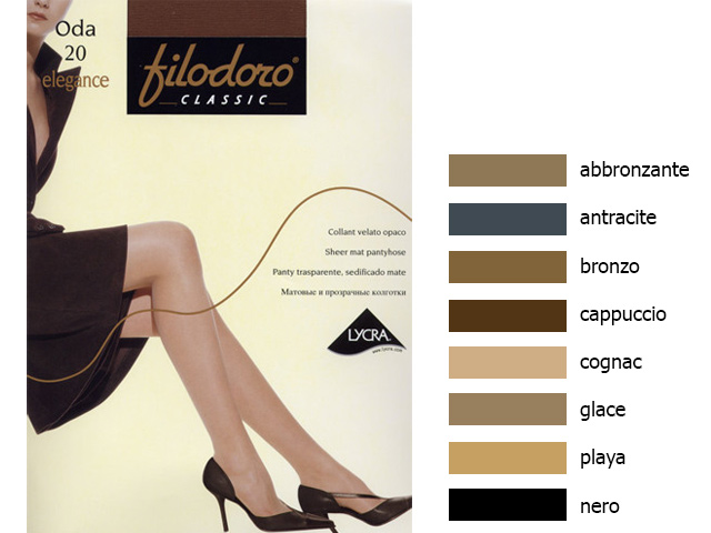 Filodoro колготки Oda 20 (glace, XL)