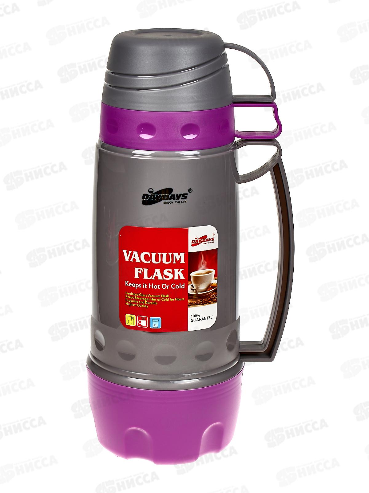 Термос 1000мл пластиковый корпус, AL-520-1 *12