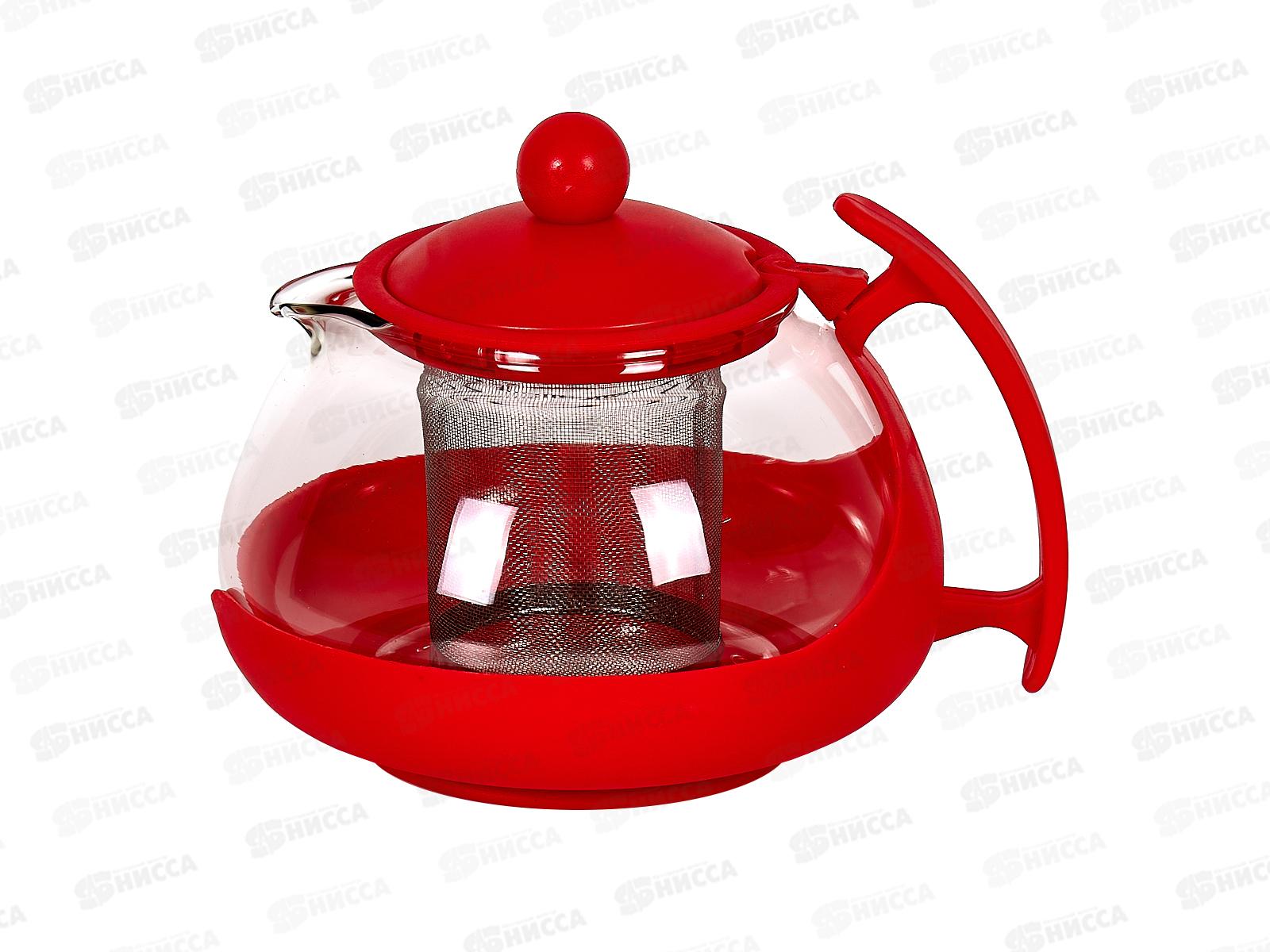 Чайник заварочный 750 мл, стекло, AL-55360 *36