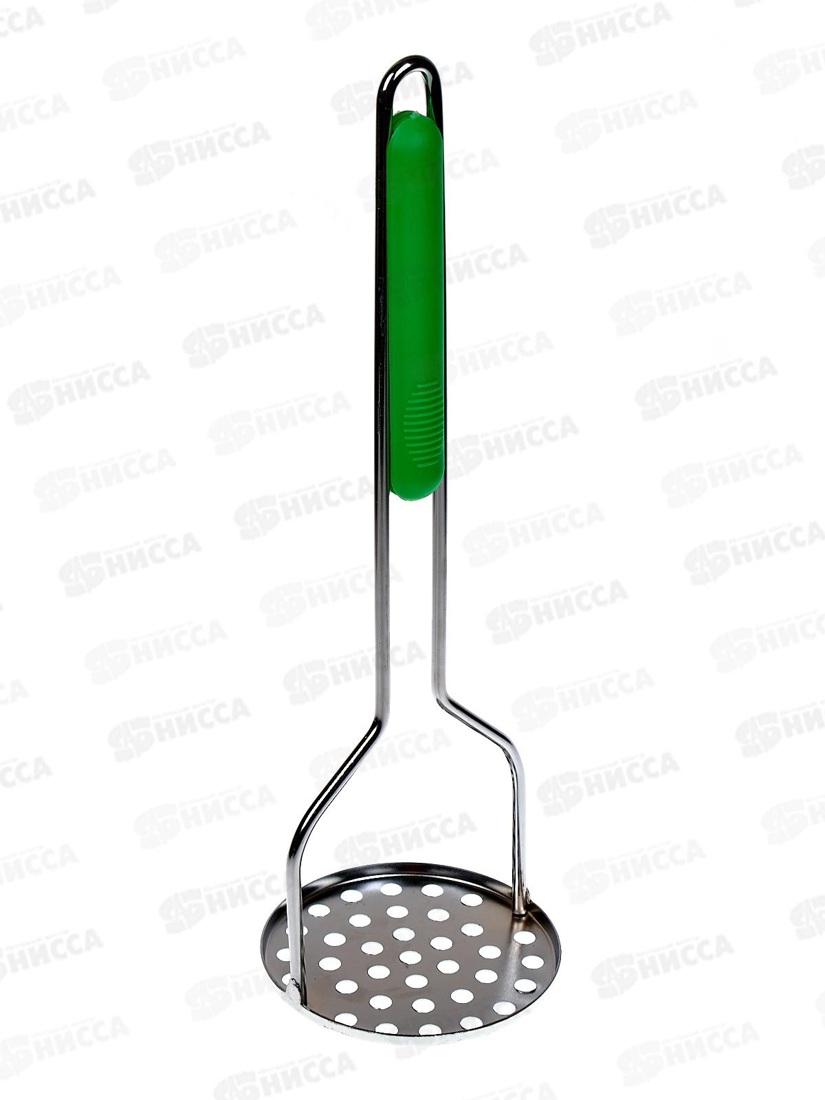 Картофелемялка круглая, пластиковая ручка  AL-7196 *144