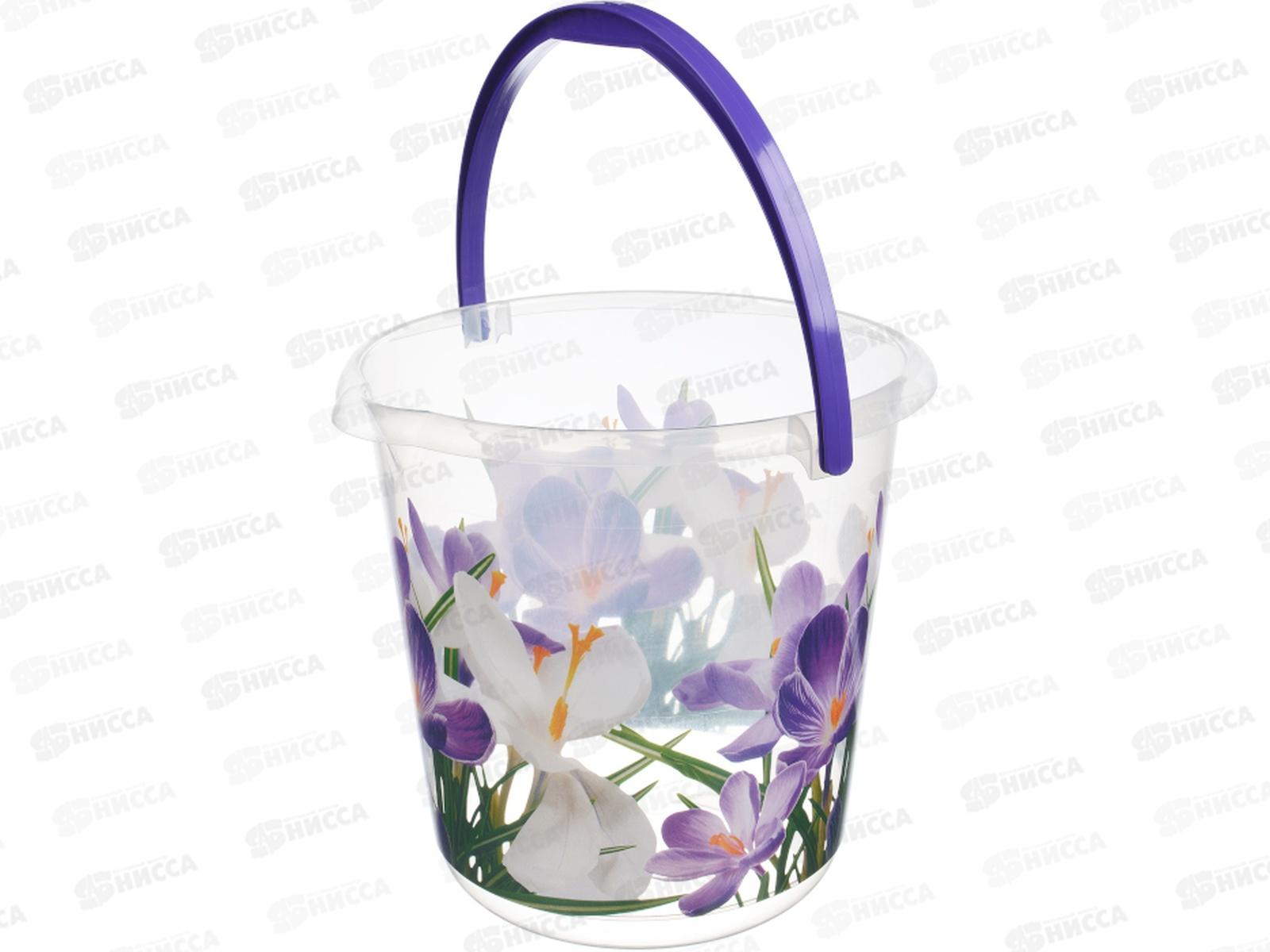 Ведро 5л ДЕКО Крокусы М2425 *10