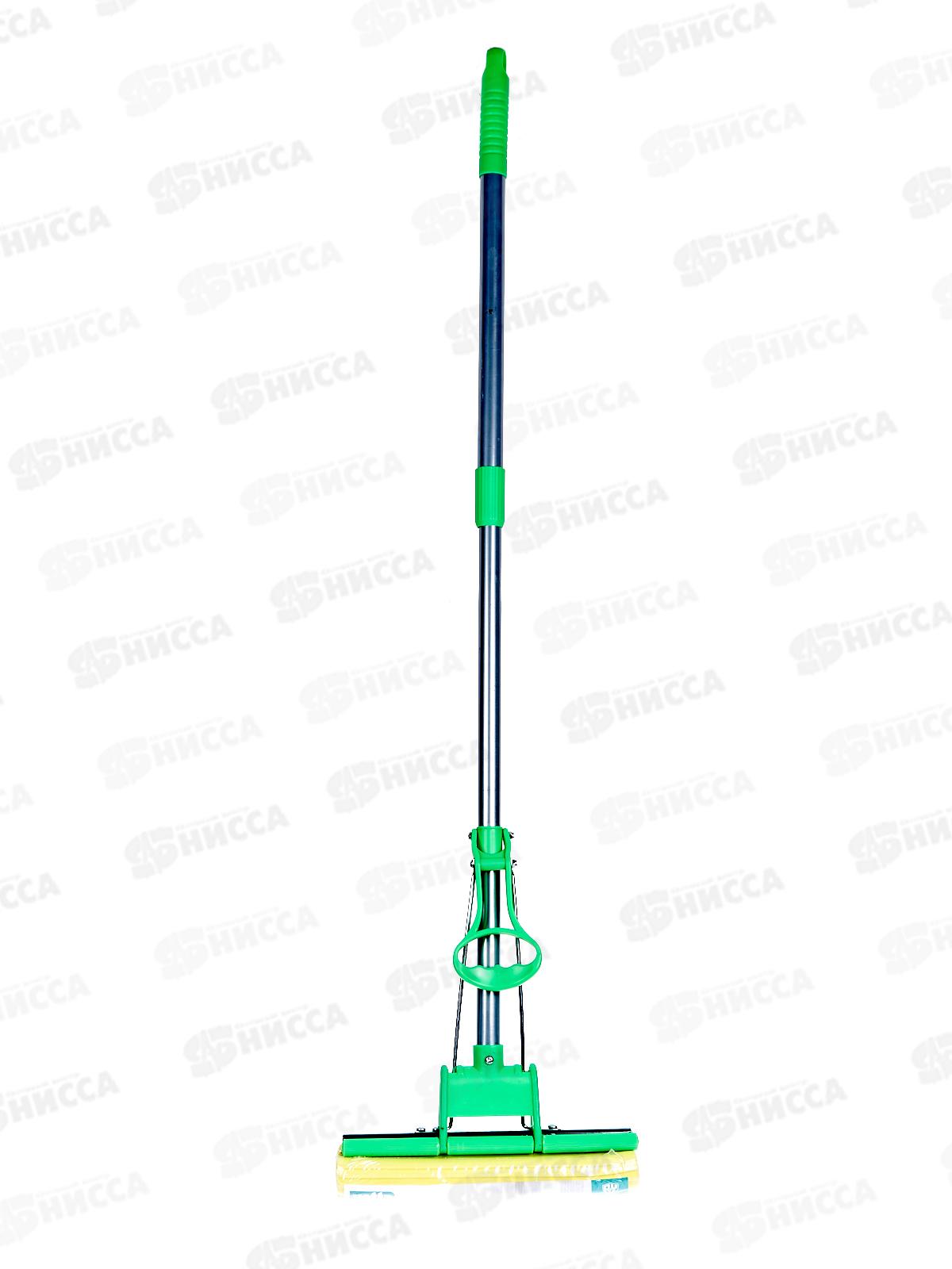 Швабра ПВА VETTA стальная телескопическая ручка,110см 1рядный ролик 444-049 г