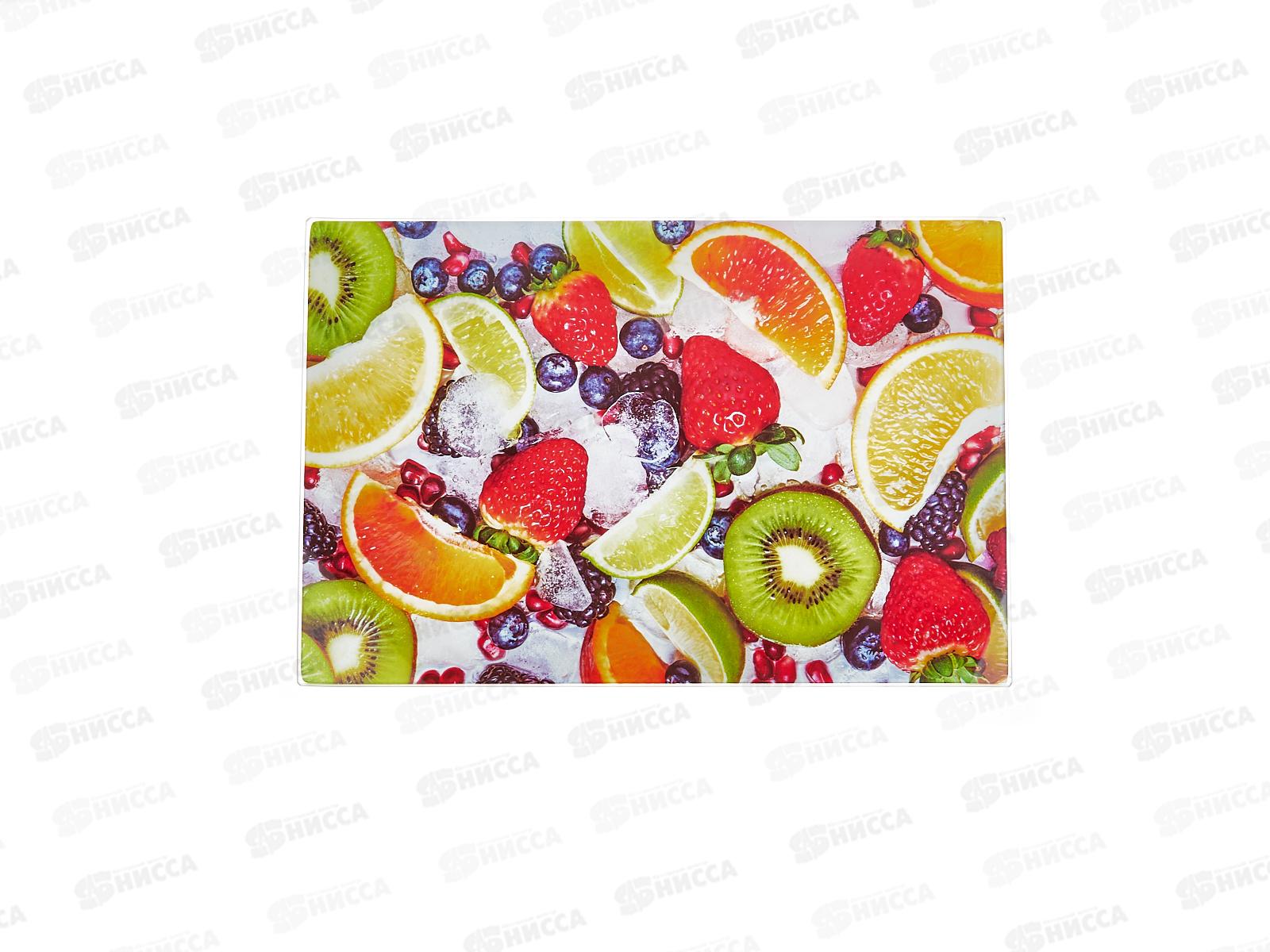 Доска разделочная стекло 20*30см прямоугольная (15277)  Ж