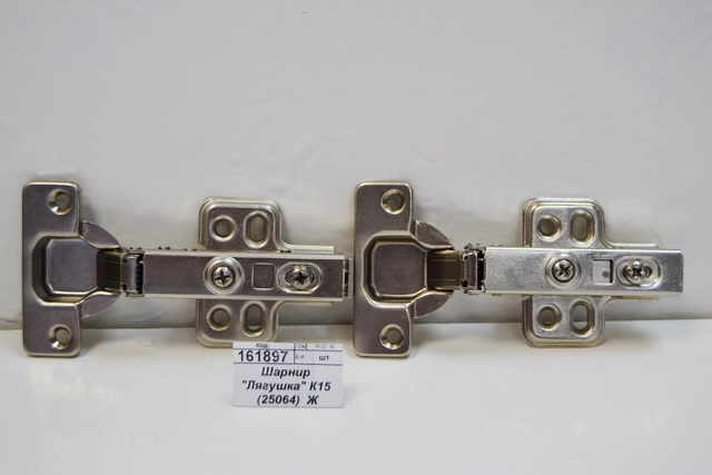 Шарнир "Лягушка" с доводчиком К15 (25064)  Ж