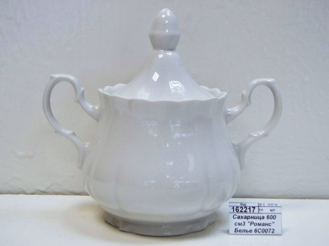 Сахарница 550 см3 &quotРоманс&quot Белье 6С0072 *12