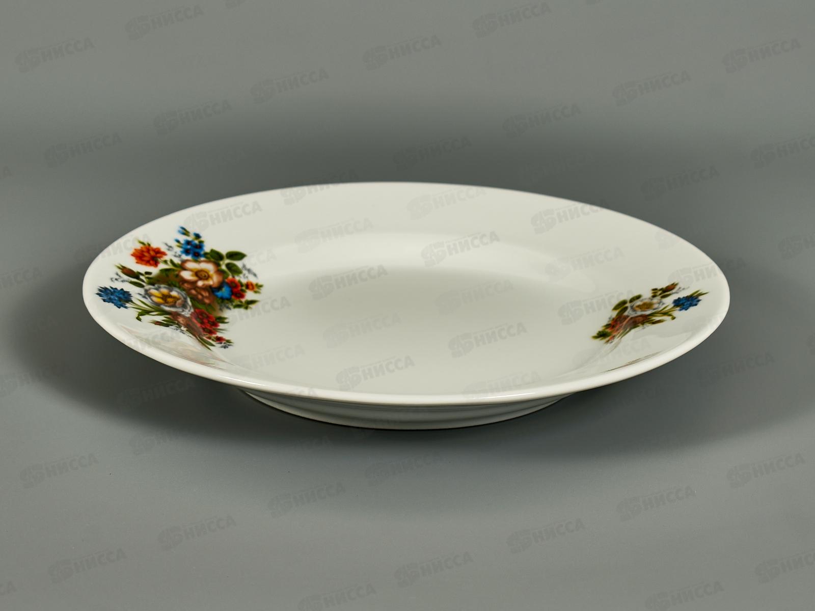 Тарелка мелкая 200мм ф.Идиллия Букет цветов 4С0173 *20
