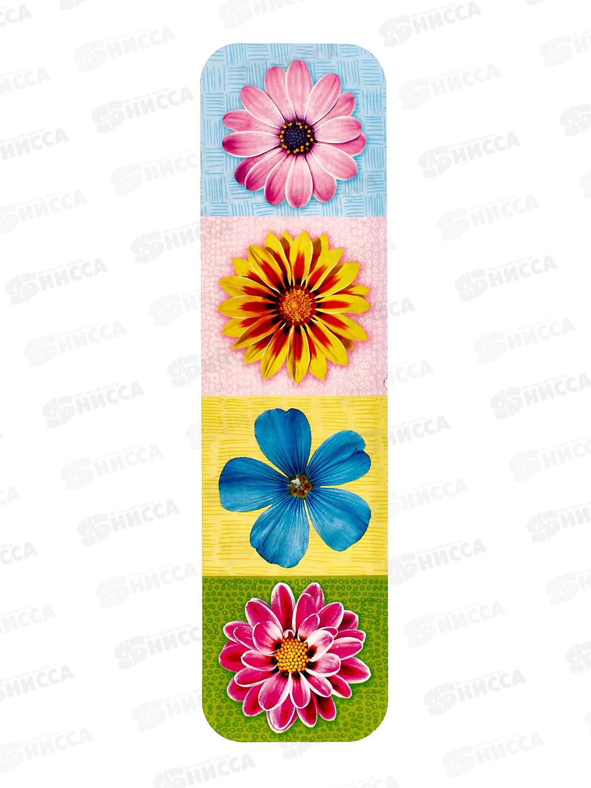 Закладка ЛиС Цветы, в ассортименте *1/50
