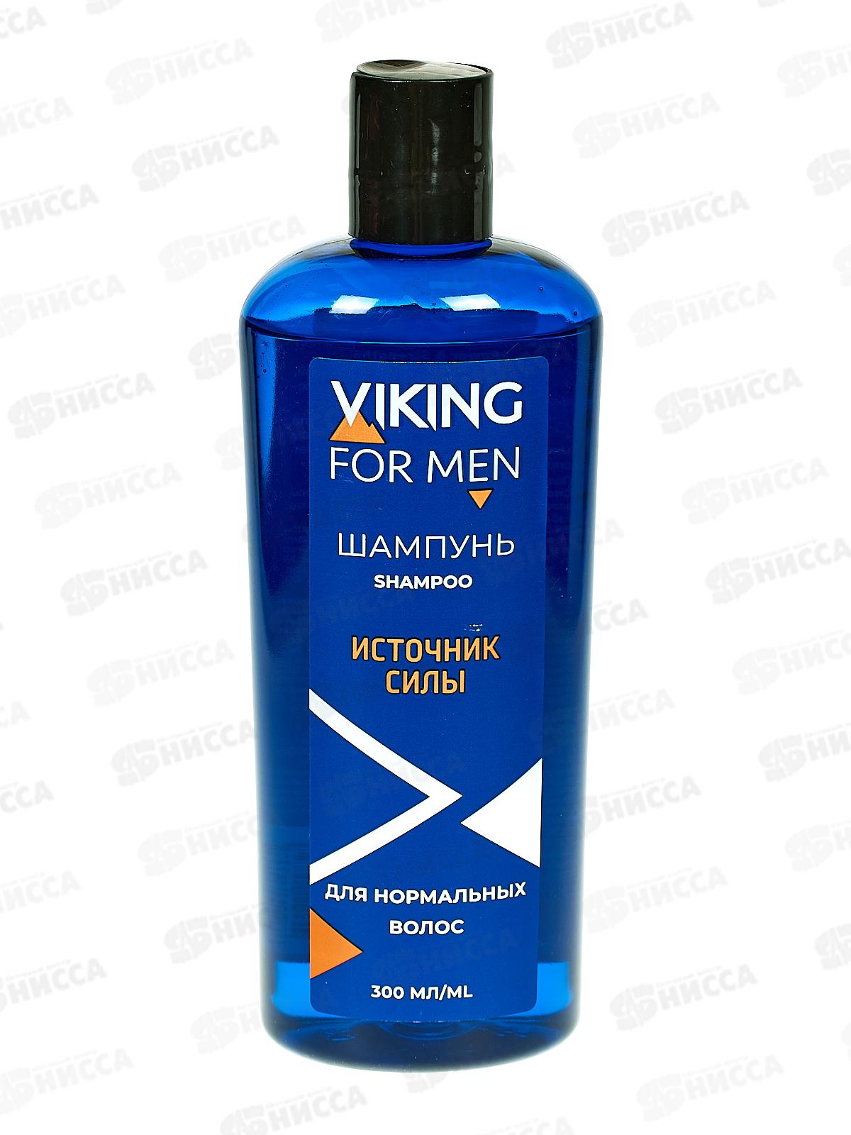 ВИКИНГ шампунь для волос Power&Strength для нормальных  волос 300мл *6  NEW