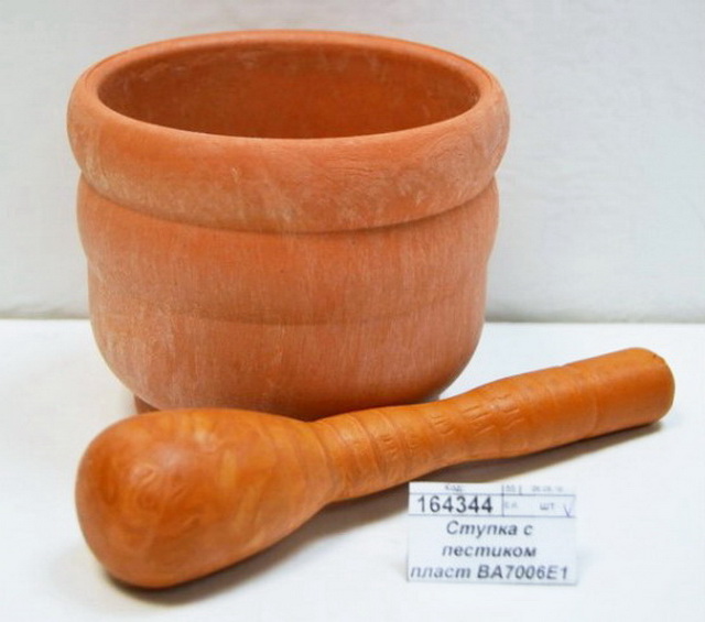 Ступка с пестиком пластиковая ВА7006Е1 (44964)  Ж