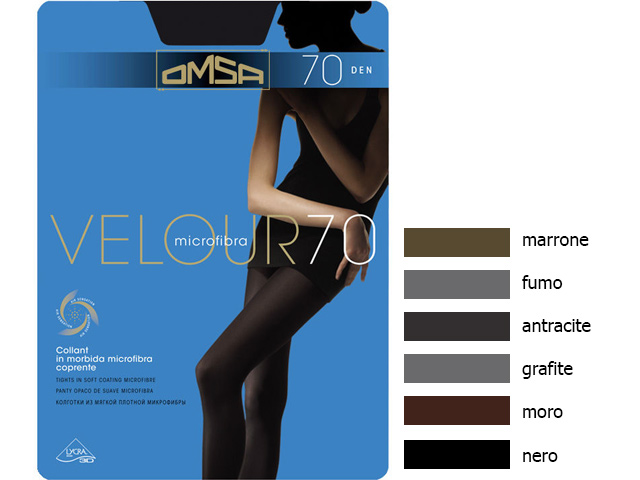 Omsa колготки Velour 70 (nero, II)