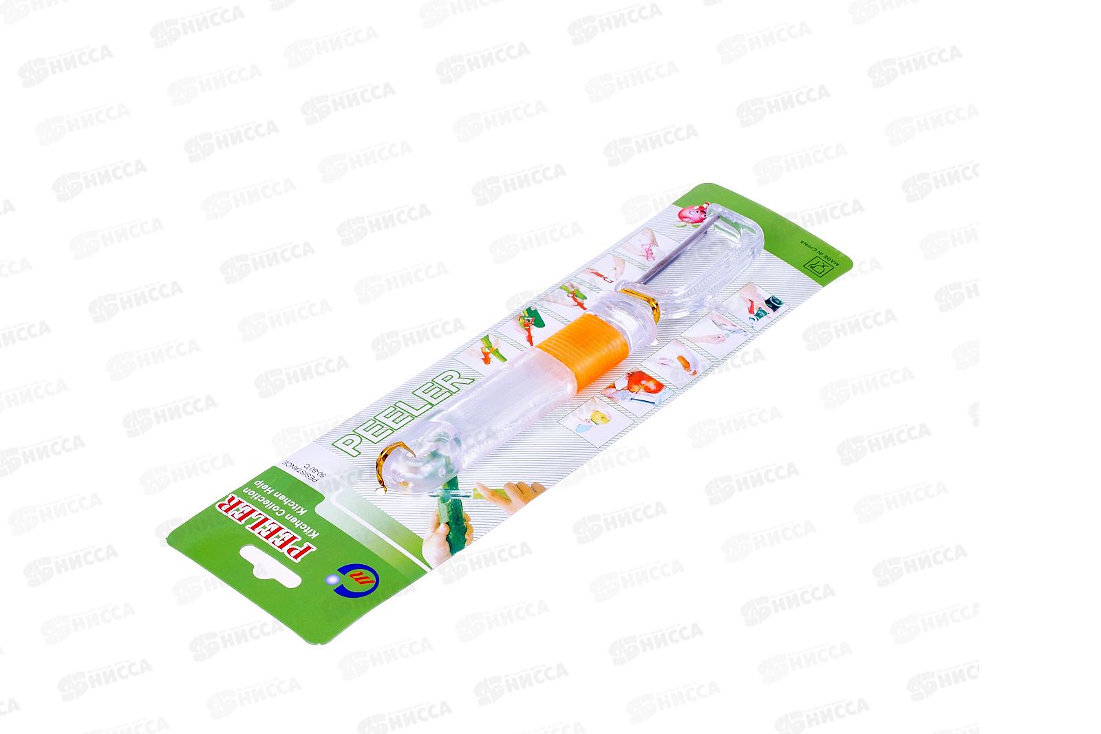 Овощечистка, пластиковая ручка, 18см, AL-023 *240