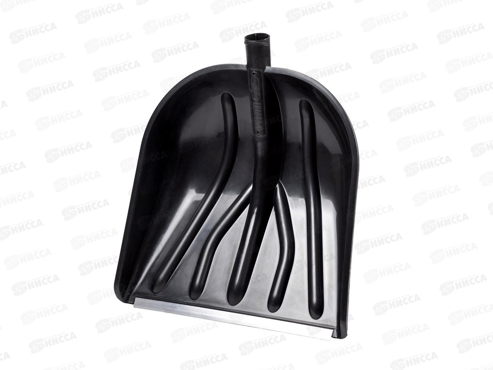 Лопата снеговая Купец 410*460мм с планкой без черенка *10