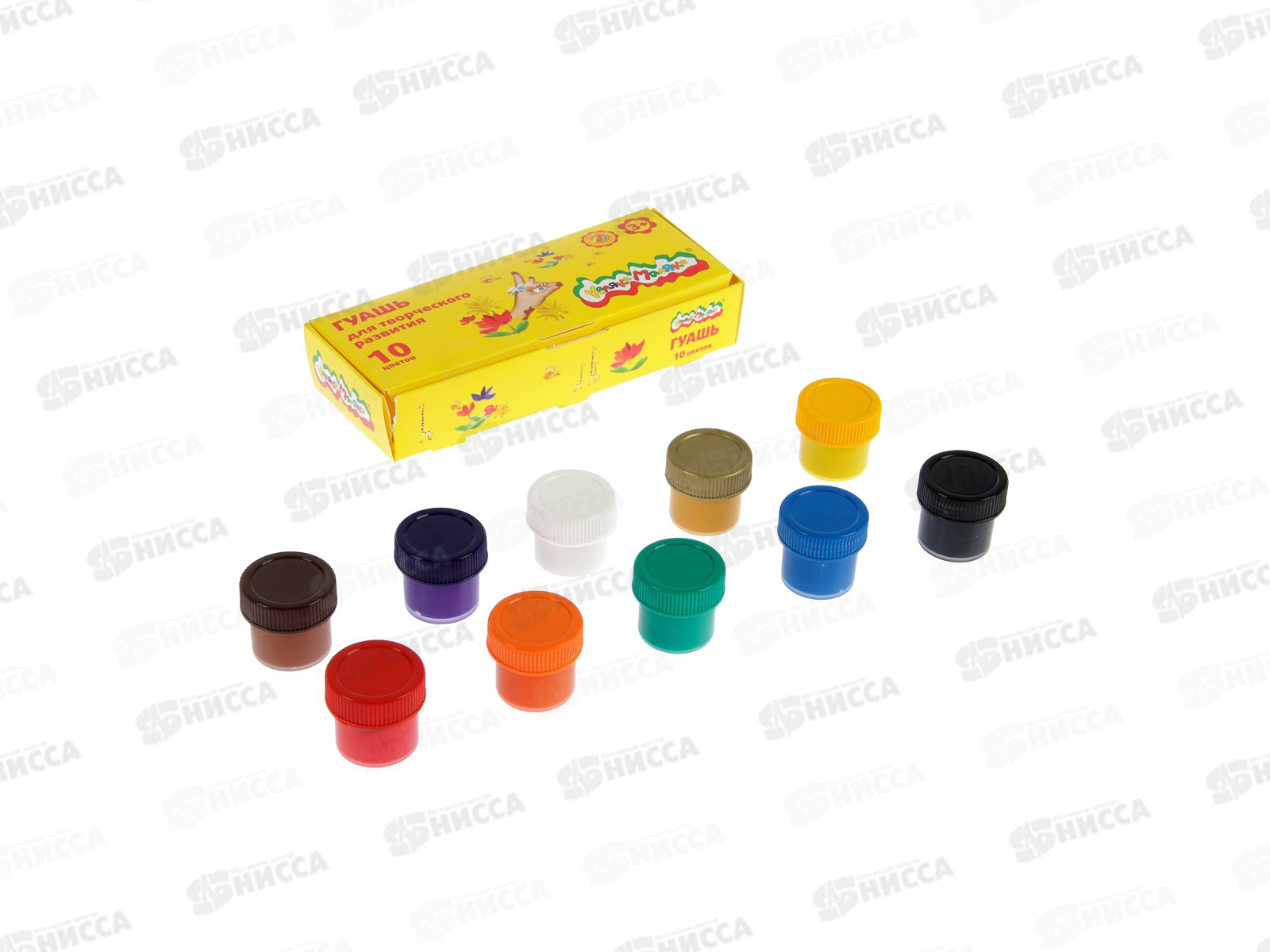 Гуашь Каляка-Маляка 17мл 10цветов, ГКМ10/17 *16