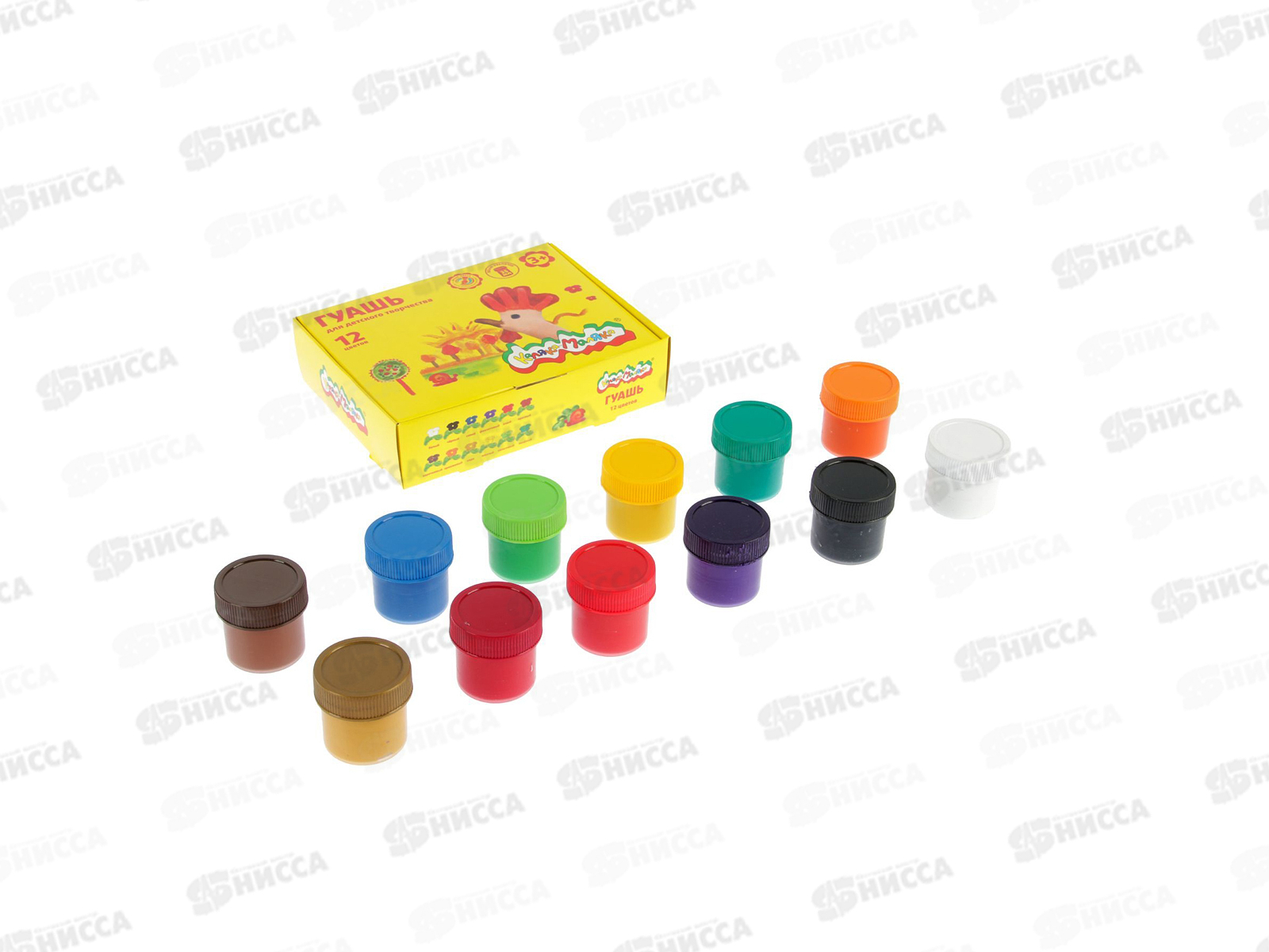 Гуашь Каляка-Маляка 35мл 12цветов, ГКМ12/35 *12