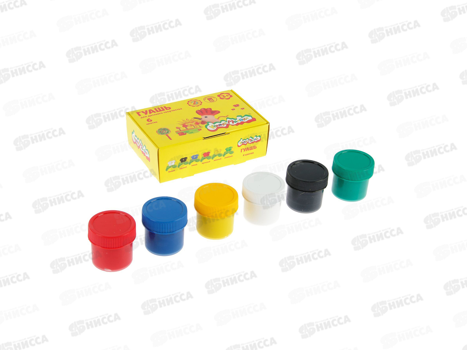 Гуашь Каляка-Маляка 35мл  6цветов, ГКМ06/35 *24