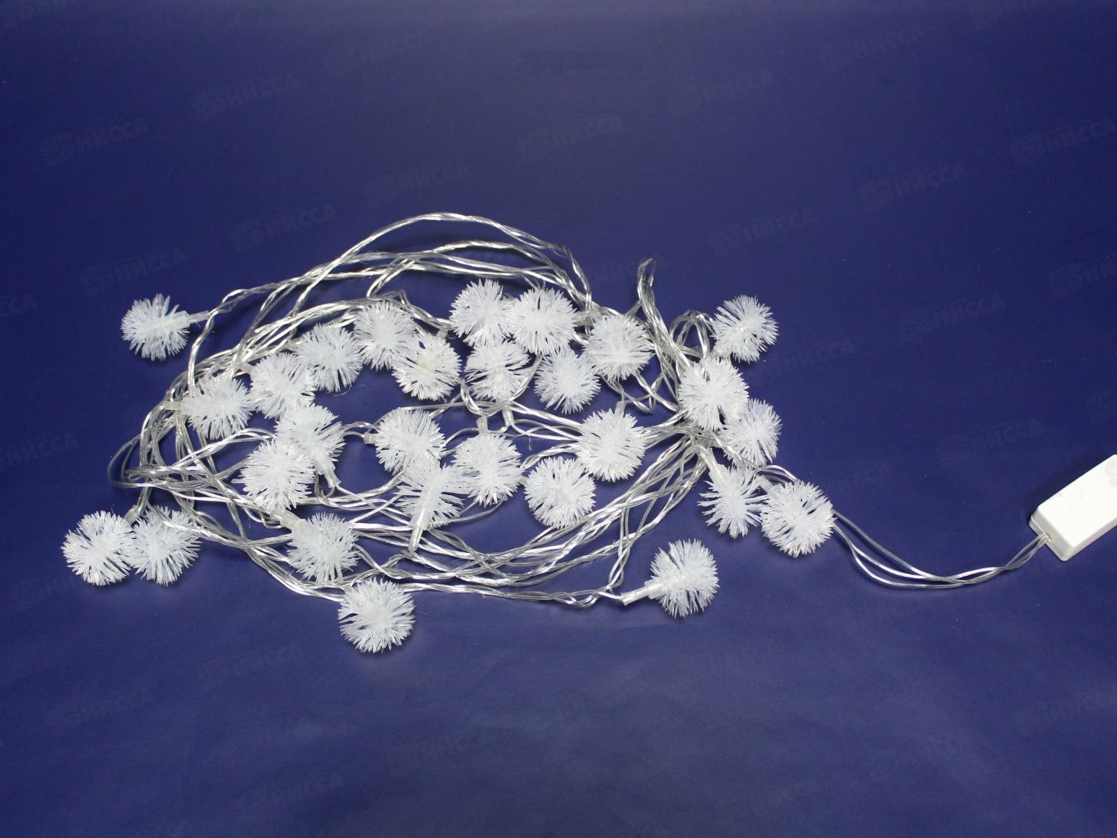 Гирлянда электрическая, новогодняя 4,5 м., 28 диодов, прозрач. провод, разноцв., 220В, 50Гц, AL-3719 *150