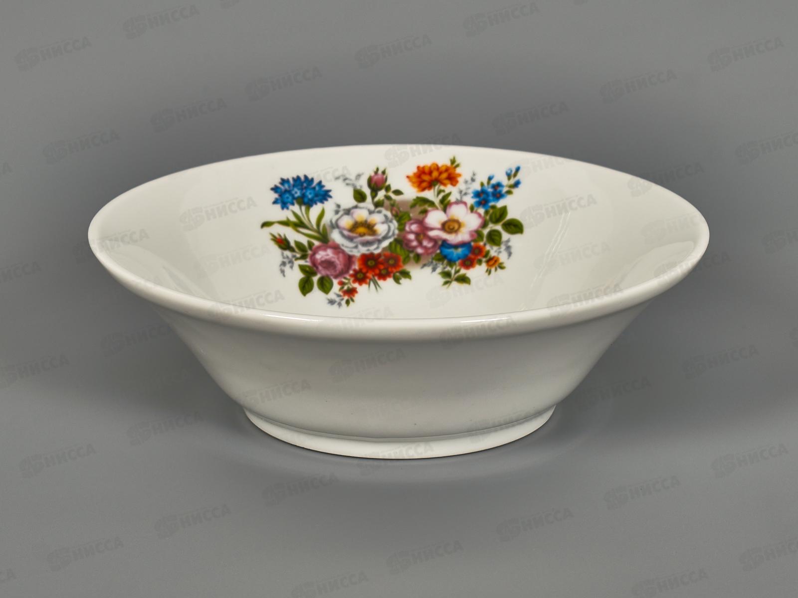 Салатник 600 см3 Идиллия Букет цветов 4С0323 *15