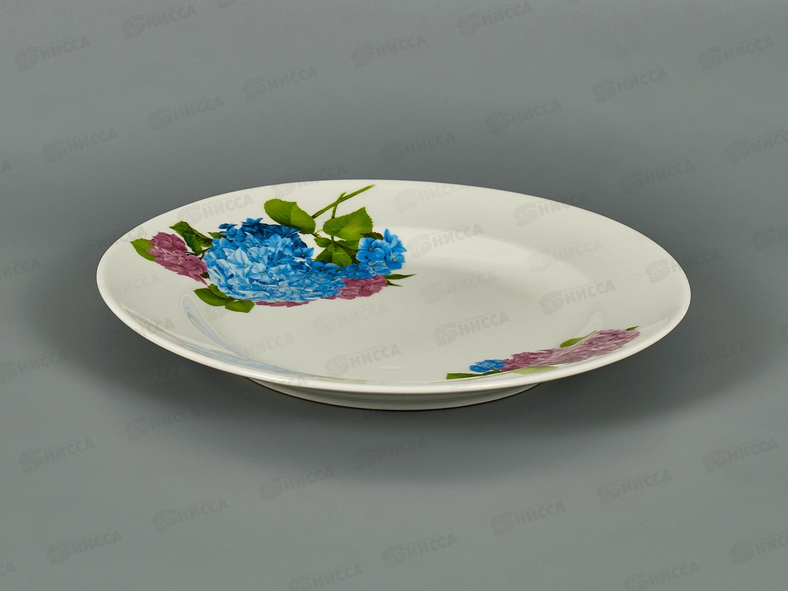 Тарелка мелкая 240мм фарфор Идиллия Гортензия 5С0404 *12
