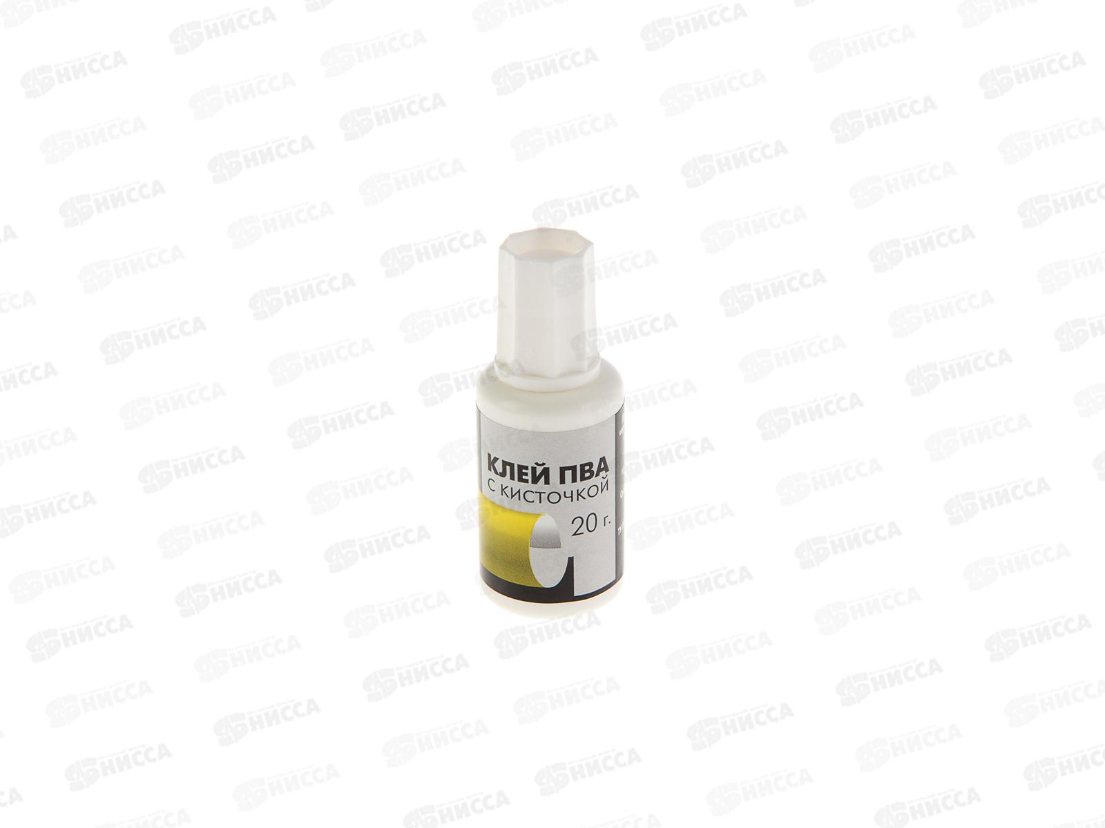 Клей ПВА ГАММА 20г эконом, с кисточкой   330005 *10/70