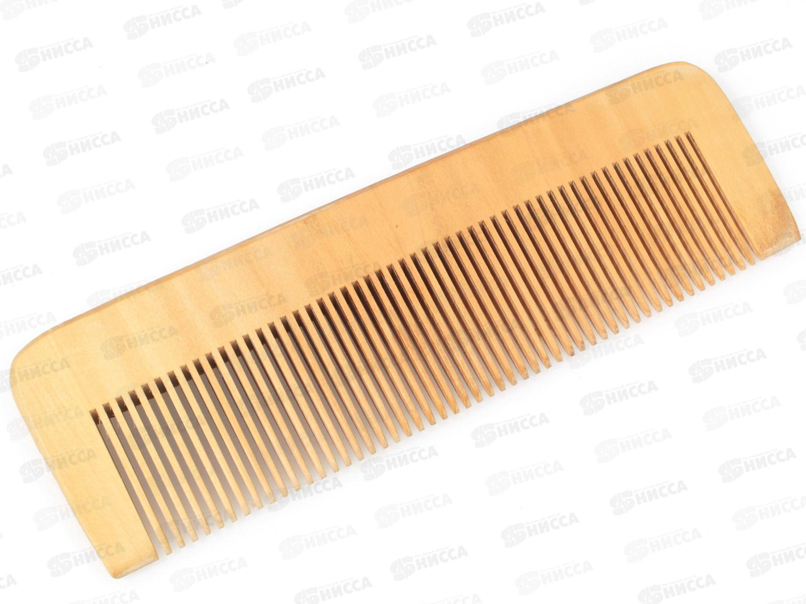 Расческа деревянная ,квадратная (006343) *12 Ж