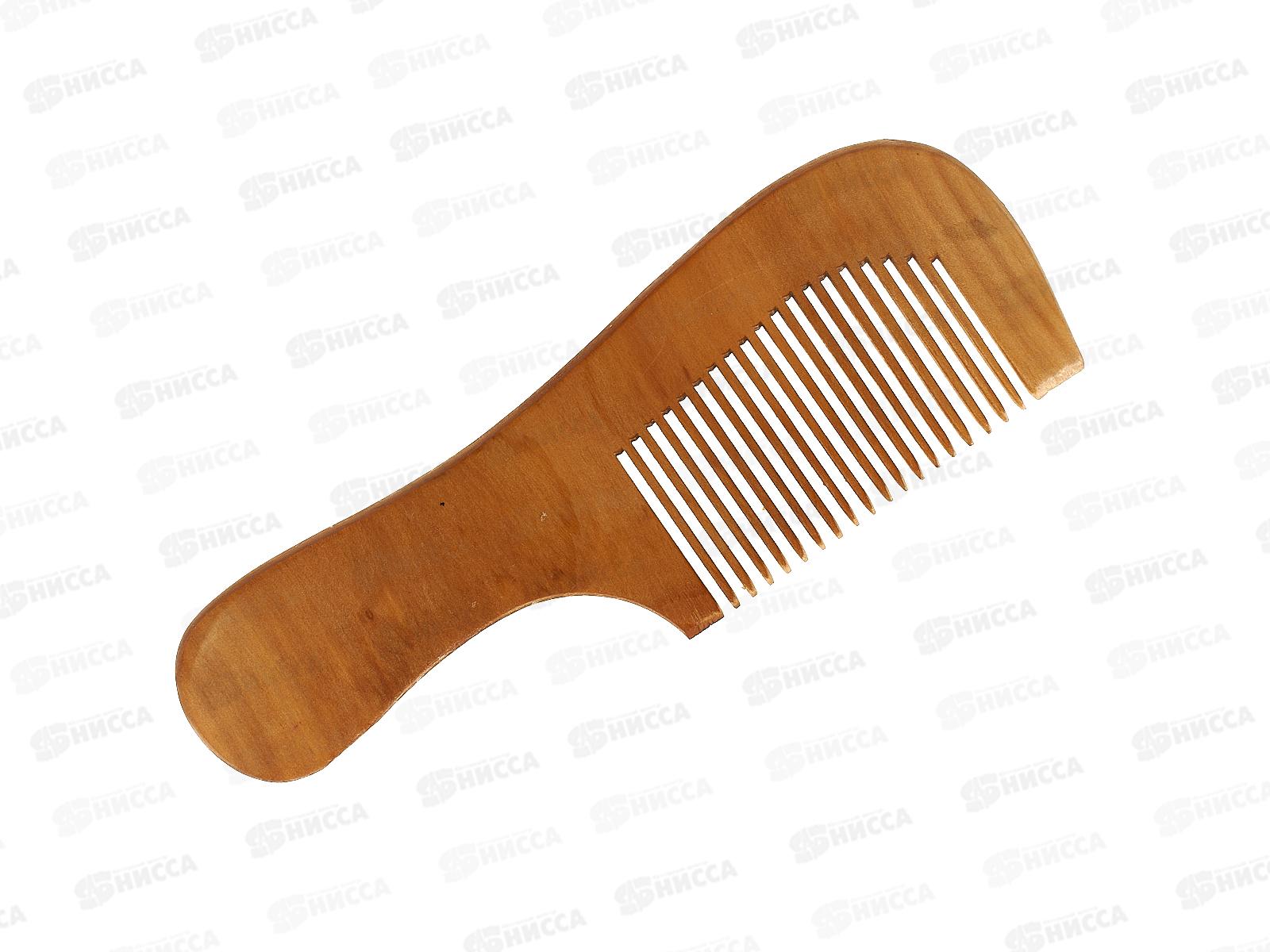 Расческа деревянная,с ручкой (020921)  Ж