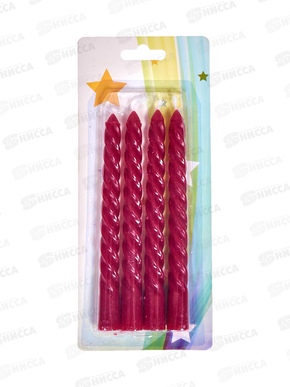 Свечи витые 407 4шт на блистаре (032026)  Ж