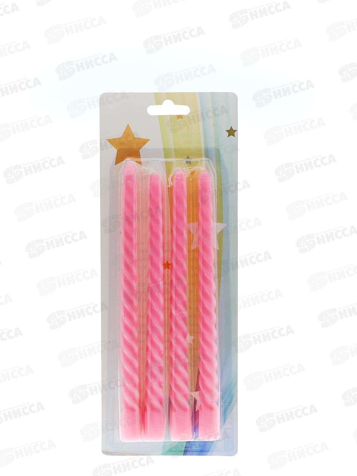 Свечи витые 408 4шт в блистере (032027)  Ж